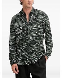 HUGO - Camisa con mosaico estampado - Lyst