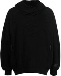 McQ - Embossed-Detail Loose-Fit Hoodie - Lyst