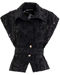 Saiid Kobeisy - Textured Blouse And Trousers Set - Lyst