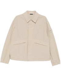 Stone Island - Ghost Jacke Mit Logo-Patch - Lyst
