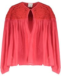 forte_forte - Semi-Sheer Crochet Shirt - Lyst
