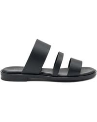 Frau - Triple-Strap Leather Sandals - Lyst