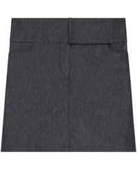 Courreges - Mini-Rok Met Ceintuur - Lyst