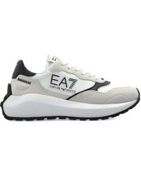EA7 - Sneakers Con Applicazione Logo - Lyst