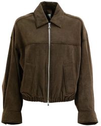 S.w.o.r.d 6.6.44 - Bully Perforated Goat-Suede Jacket - Lyst