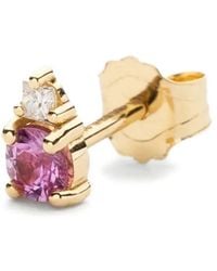We by WHITEbIRD - 18K Aurore Sapphire And Diamond Earring - Lyst