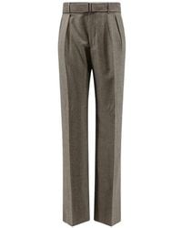 Tagliatore - Belted Pleated Tailored Trousers - Lyst