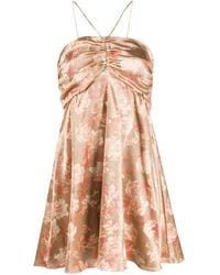 IRO - Neckholder-Kleid mit Blumen-Print - Lyst