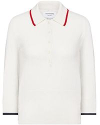 Thom Browne - Browne 65 Cashmere Polo Top - Lyst