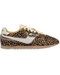 Autry - Windspin Leopard Leopard-Print Pony-Hair Sneakers - Lyst