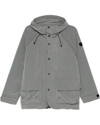 SPORT b. by agnès b. - Hooded Grid-Pattern Jacket - Lyst