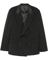 MARSĒM - Double-Breasted Peak-Lapel Blazer - Lyst