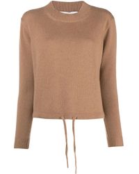 Liska - Jersey con dobladillo y cordones - Lyst