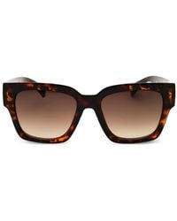 Draper James - Tortoiseshell-Effect Rectangle-Frame Sunglasses - Lyst