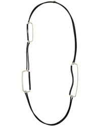 Liviana Conti - Geometric-Link Cord Necklace - Lyst