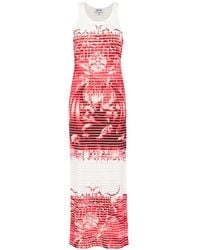 Jean Paul Gaultier - Diablo Printed Devoré Maxi Dress - Lyst