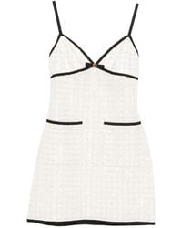 Elie Saab - Sequined Mesh Mini Dress - Lyst