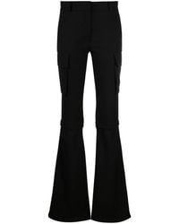 ANDREADAMO - Mid-Rise Detachable Flared Trousers - Lyst