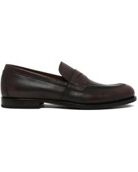 Fabi - Mocassins British À Entaille Penny Et Bout En Amande - Lyst