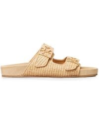 Tory Burch - Mellow Raffia Sandals - Lyst