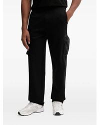 EA7 - Logo-Patch Track Pants - Lyst