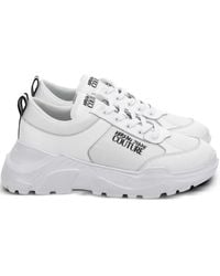 Versace Jeans Couture - Mesh-Panelled Sneakers - Lyst