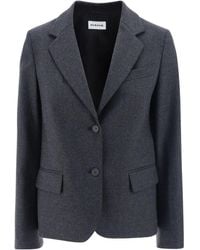 P.A.R.O.S.H. - Buttoned Long-Sleeve Blazer - Lyst