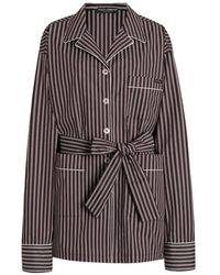 Dolce & Gabbana - Dolce & Gabbana Camicia Pigiama Vanity - Lyst