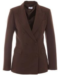 RUE DU BAC - Double-Breasted Peak-Lapel Blazer - Lyst
