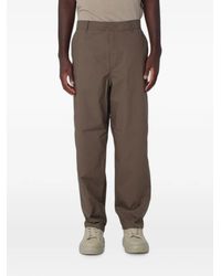 ARMANI EXCHANGE - Pleated Straight-Leg Trousers - Lyst