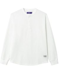 AFTERMATHS - Waffle-Knit Long-Sleeve T-Shirt - Lyst