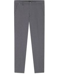 BOSS - Pressed-Crease Tapered Trousers - Lyst