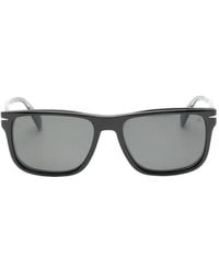 David Beckham - Clip-On-Brille Mit Eckigem Gestell - Lyst
