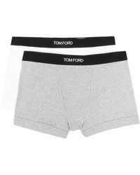 Tom Ford - Set aus zwei Shorts mit Logo-Bund - Lyst
