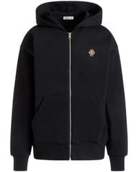 Bally - Embroidered-Logo Hoodie - Lyst