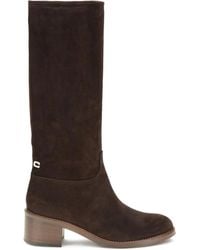 CAREL PARIS - 50Mm Brighton Side-Zip Suede Boots - Lyst