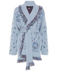 Alanui - Bandana Cashmere Cardigan - Lyst