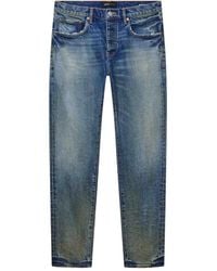 Purple Brand - Cracked Skinny Jeans - Lyst
