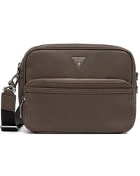 Guess - Milano Mini Logo-Plaque Messenger Bag - Lyst