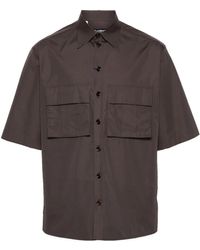 Dolce & Gabbana - Logo-Embroidered Cargo Shirt - Lyst