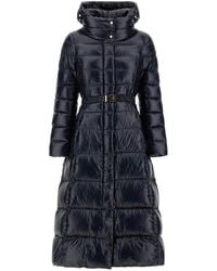 Herno - Belted Hooded Coat - Lyst