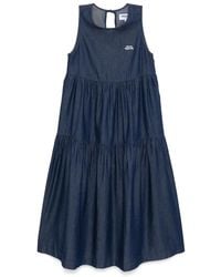 Chocoolate - Kleid mit Logo-Stickerei - Lyst
