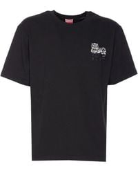 KENZO - "Gots Happy Tiger" Embroidered Classic T-Shirt - Lyst