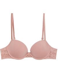 Fleur du Mal - Demi Lace Moulded Bra - Lyst
