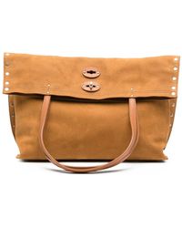 Zanellato - Borsa Tote A'Spasso Media Con Borchie - Lyst