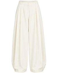 The Row - Faustine Pleated Trousers - Lyst