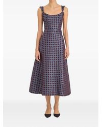 Markarian - Frances Floral-Jacquard Midi Skirt - Lyst