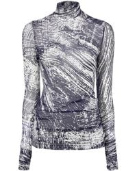 Proenza Schouler - Rio Jerseyoberteil mit Print - Lyst