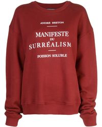Enfants Riches Deprimes Manifeste Du Surréalisme Sweatshirt - Red