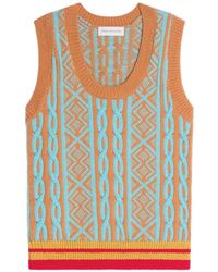 Dries Van Noten - Jacquard Wool Top - Lyst